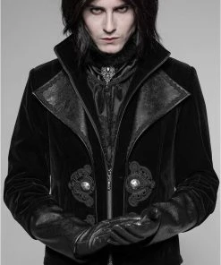 Punk Rave Vampyria Brooch Black Steampunk Jewellery