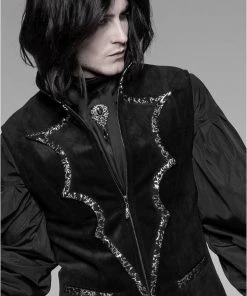 Punk Rave Vampyria Brooch Black Steampunk Jewellery