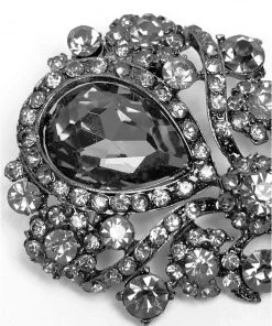 Punk Rave Vampyria Brooch Black Steampunk Jewellery