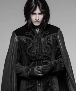 Punk Rave Vampyria Brooch Black Steampunk Jewellery