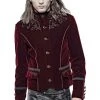 Punk Rave Hamlet Red Jacket Mens Gothic Clothing