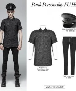 Punk Rave Gothic Militia Hat 20 Punk Rave Gothic Militia Hat