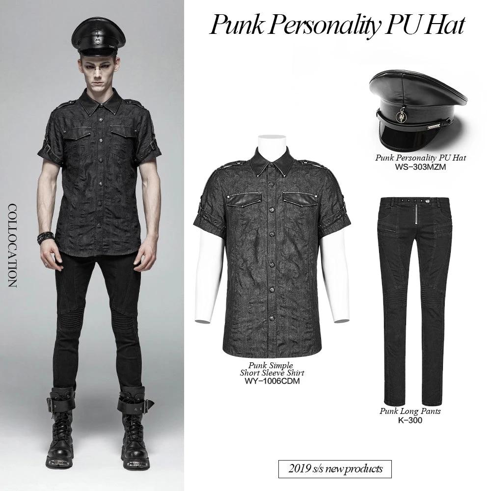 Punk Rave Gothic Militia Hat 5 Punk Rave Gothic Militia Hat