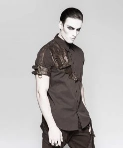 Mens Steampunk Clothing Punk Rave Steampunk Aviator Shirt 18 Mens Steampunk Clothing Punk Rave Steampunk Aviator Shirt