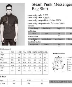 Mens Steampunk Clothing Punk Rave Steampunk Aviator Shirt 21 Mens Steampunk Clothing Punk Rave Steampunk Aviator Shirt