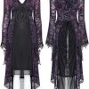 Punk Rave High Elf Evening Dress Purple