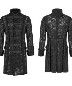 Mens Gothic Clothing Punk Rave Illuminati Jacket