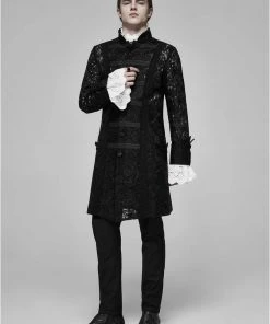 Mens Gothic Clothing Punk Rave Illuminati Jacket