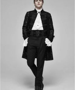 Mens Gothic Clothing Punk Rave Illuminati Jacket