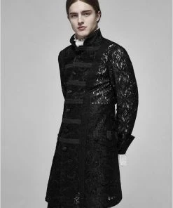 Mens Gothic Clothing Punk Rave Illuminati Jacket