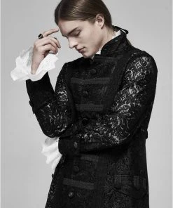 Mens Gothic Clothing Punk Rave Illuminati Jacket