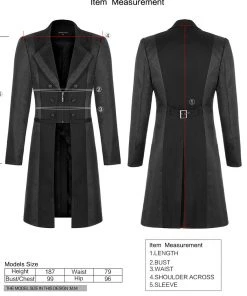 Mens Gothic Clothing Punk Rave Montresor Jacket