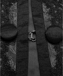 Mens Gothic Clothing Punk Rave Obsidian Jacket