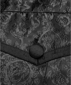 Mens Gothic Clothing Punk Rave Obsidian Jacket