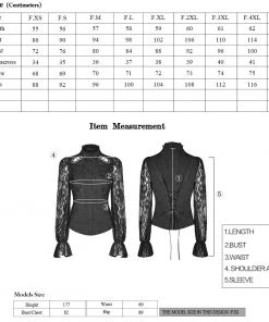 Ladies Gothic Clothing Punk Rave Celestia Shirt WY-969