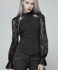 Ladies Gothic Clothing Punk Rave Celestia Shirt WY-969