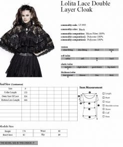 Punk Rave Princessin Bolero Cloak Ladies Gothic Clothing 20 Punk Rave Princessin Bolero Cloak Ladies Gothic Clothing