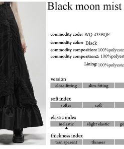 Punk Rave Black Palace Skirt