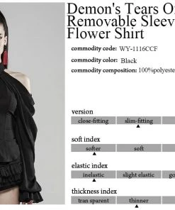 Punk Rave Black Swan Shirt Ladies Gothic Clothing