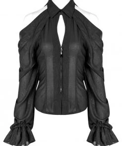 Punk Rave Black Swan Shirt Ladies Gothic Clothing