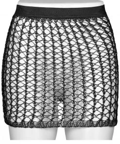 Ladies Gothic Clothing Punk Rave Meshmerizer Skirt