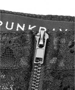 Punk Rave Misfit Lace Crop Top