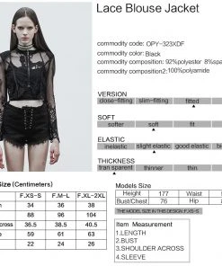 Punk Rave Misfit Lace Crop Top