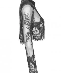 Punk Rave Misfit Lace Crop Top