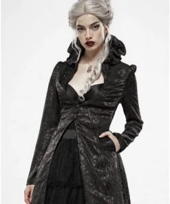Punk Rave Obsidian Queen Coat Ladies Gothic Clothing 35 Punk Rave Obsidian Queen Coat Ladies Gothic Clothing