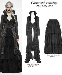 Punk Rave Obsidian Queen Coat Ladies Gothic Clothing