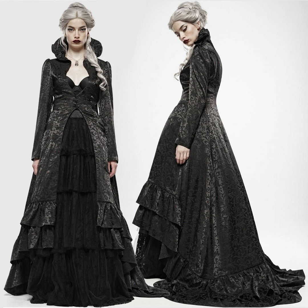 Punk Rave Obsidian Queen Coat Ladies Gothic Clothing 5 Punk Rave Obsidian Queen Coat Ladies Gothic Clothing