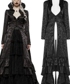 Punk Rave Obsidian Queen Coat Ladies Gothic Clothing