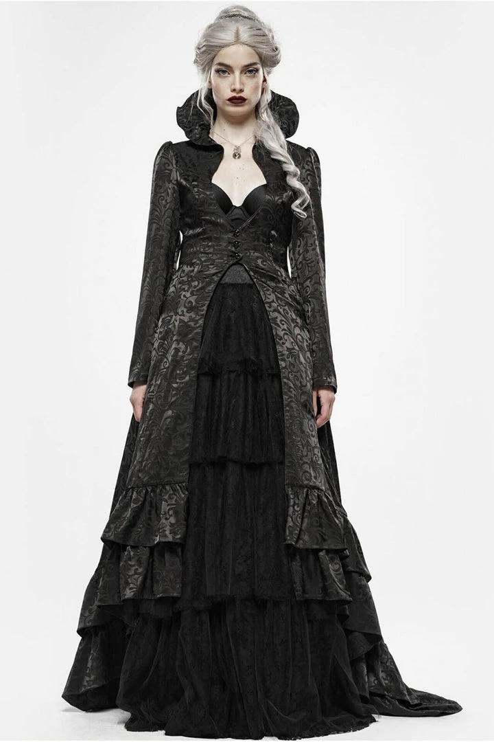 Punk Rave Obsidian Queen Coat Ladies Gothic Clothing 11 Punk Rave Obsidian Queen Coat Ladies Gothic Clothing