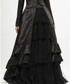 Punk Rave Obsidian Queen Coat Ladies Gothic Clothing 34 Punk Rave Obsidian Queen Coat Ladies Gothic Clothing