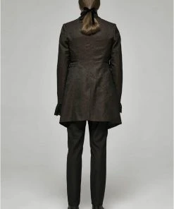 Mens Gothic Clothing Punk Rave The Great Gatsby Jacket Brown