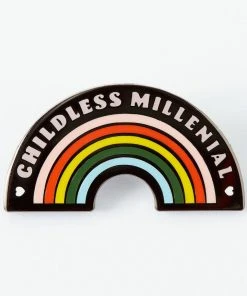 Punky Pins Childless Millennial Enamel Pin Pins, Badges And Patches