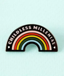 Punky Pins Childless Millennial Enamel Pin Pins, Badges And Patches