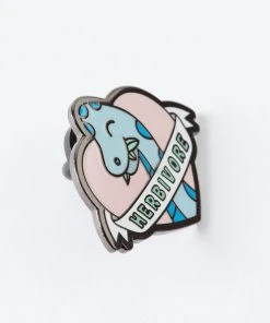 Punky Pins Herbivore Dinosaur Enamel Pin Pins, Badges And Patches
