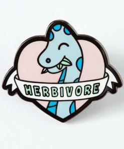 Punky Pins Herbivore Dinosaur Enamel Pin Pins, Badges And Patches