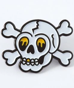 Punky Pins Skull Tattoo Inspired Enamel Pin