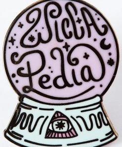 Punky Pins Wiccapedia Crystal Ball Enamel Pin Pins, Badges And Patches