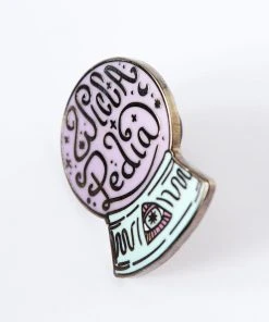 Punky Pins Wiccapedia Crystal Ball Enamel Pin Pins, Badges And Patches