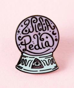 Punky Pins Wiccapedia Crystal Ball Enamel Pin Pins, Badges And Patches