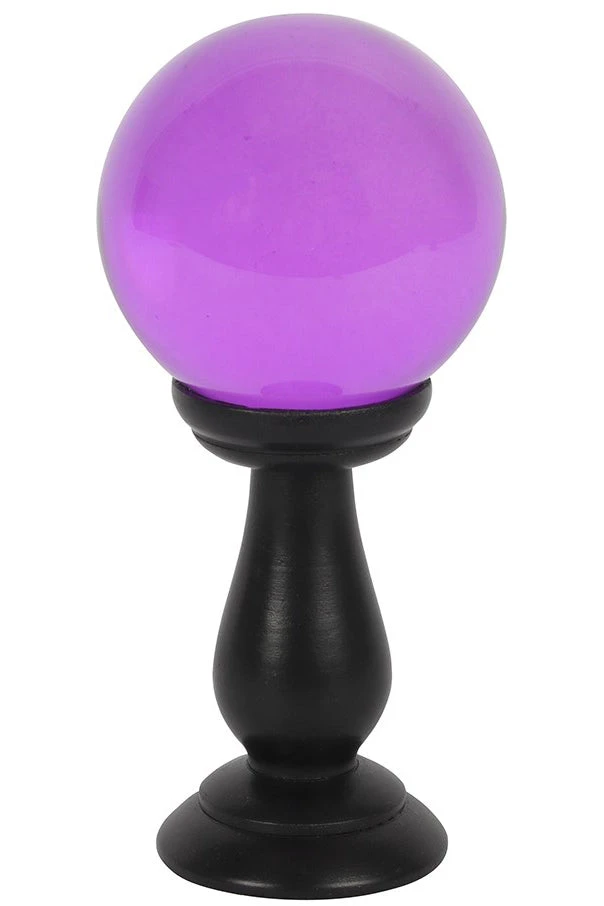 Something Different All Homeware Purple Crystal Ball On Stand Small 3 Something Different All Homeware Purple Crystal Ball On Stand Small