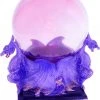 Alternative Gifts Crystal Balls / Pendulums Purple Dragon With LED Glass Ball