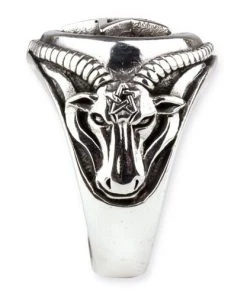 Echt EtNox Celtic Pentagram Ring Sterling Silver Gothic Jewellery