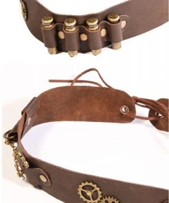 Steampunk Hats RQBL Steampunk Top Hat Belt