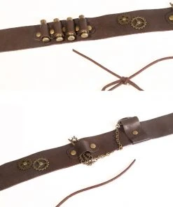 Steampunk Hats RQBL Steampunk Top Hat Belt