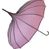 Soake All Steampunk Accessories Ribbed Pagoda Pink Umbrella 2 Soake All Steampunk Accessories Ribbed Pagoda Pink Umbrella
