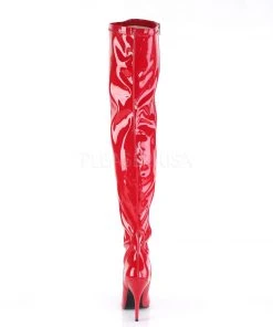 Pleaser SEDUCE 3000 Boots Red Ladies Fetish Boots